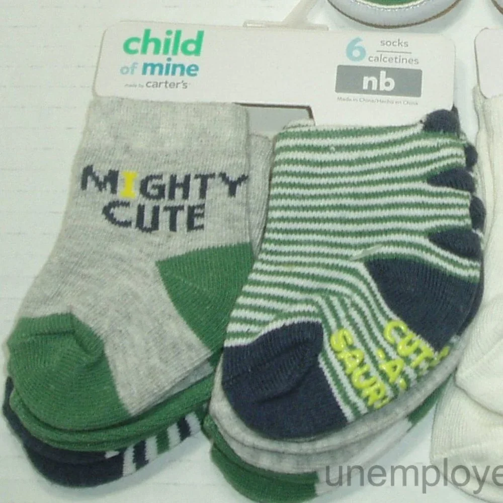 Baby Boys Socks Shoes Dinosaur 11 Items Lot Mighty Cute a Saurus NB